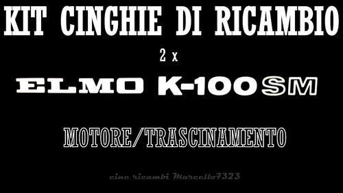 Kit cinghie ricambio - ★kit,