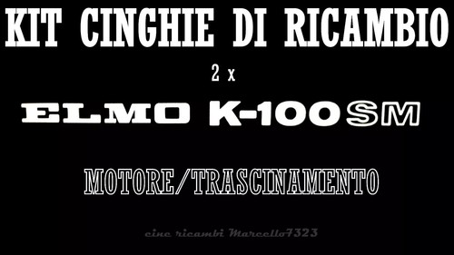 Kit cinghie ricambio x - di,